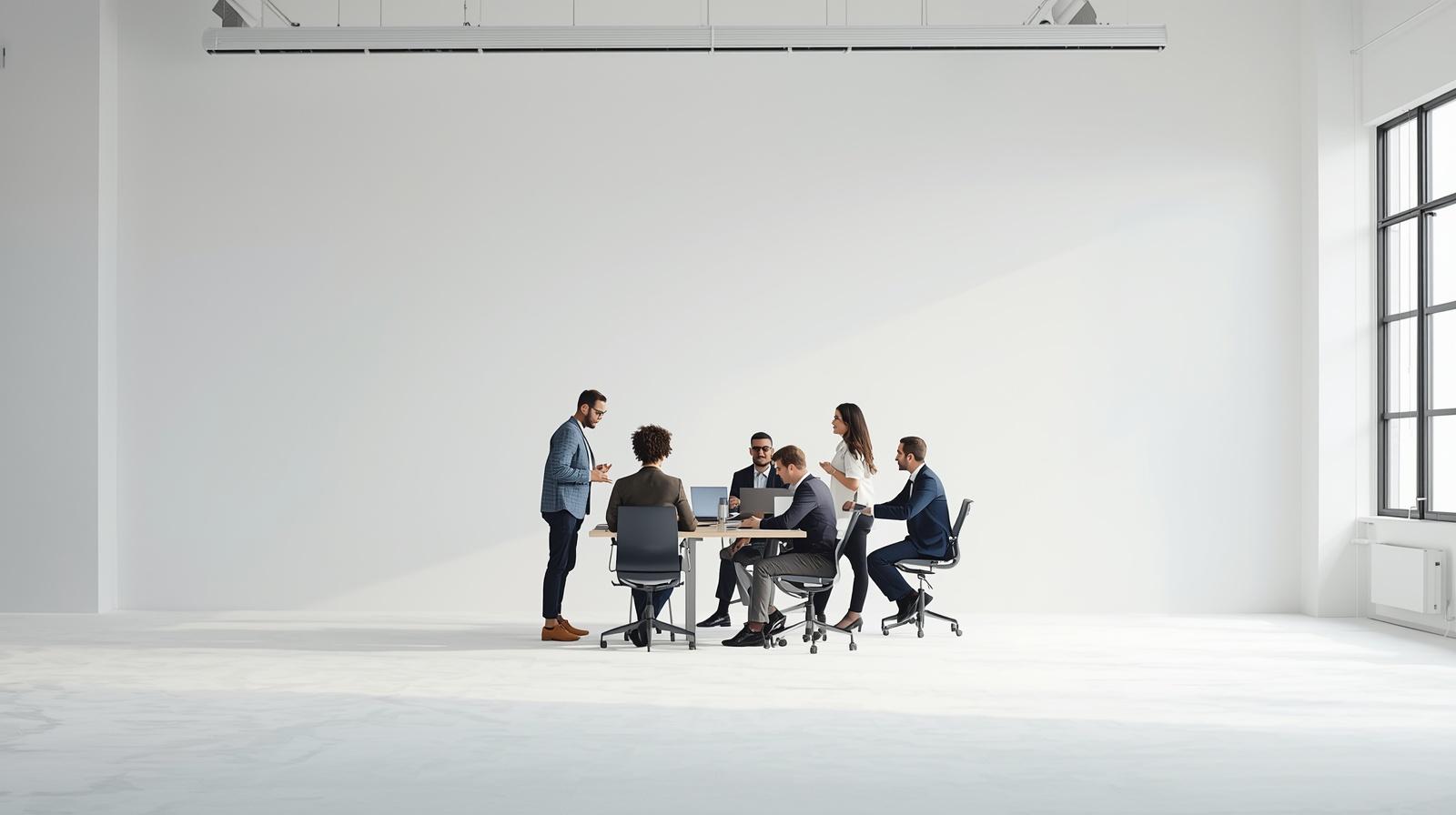 Marketing agency workspace